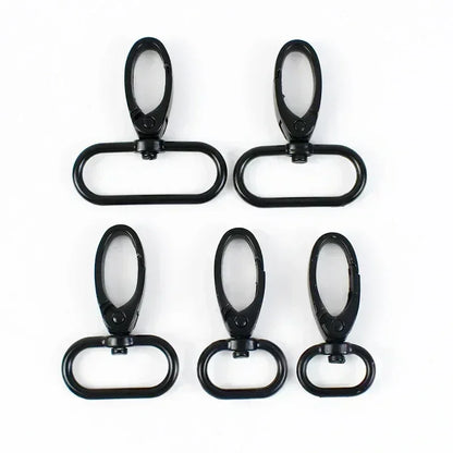 50Pcs Metal Strap Buckles Swivel Lobster Clasp Bag Webbing Belt Snap Hooks Handbag Carabiner Hangers DIY KeyChain Accessories