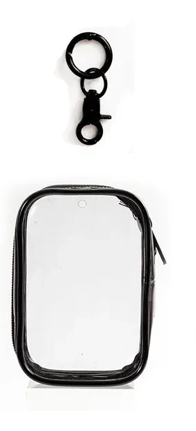 Multifunctional Clear Data Cable Storage Box Outdoor Travel Headset Storage Bag Data Cable Round Storage