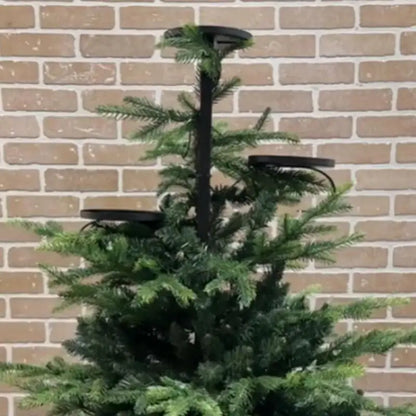 Black Iron Candle Holder