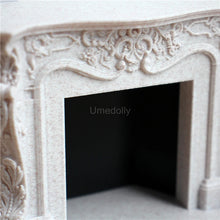 Mini 1/12 Scale Retro Fireplace Model Dollhouse Miniature Furniture Decoration Ornament for Blyth BJD Doll Accessories Toy