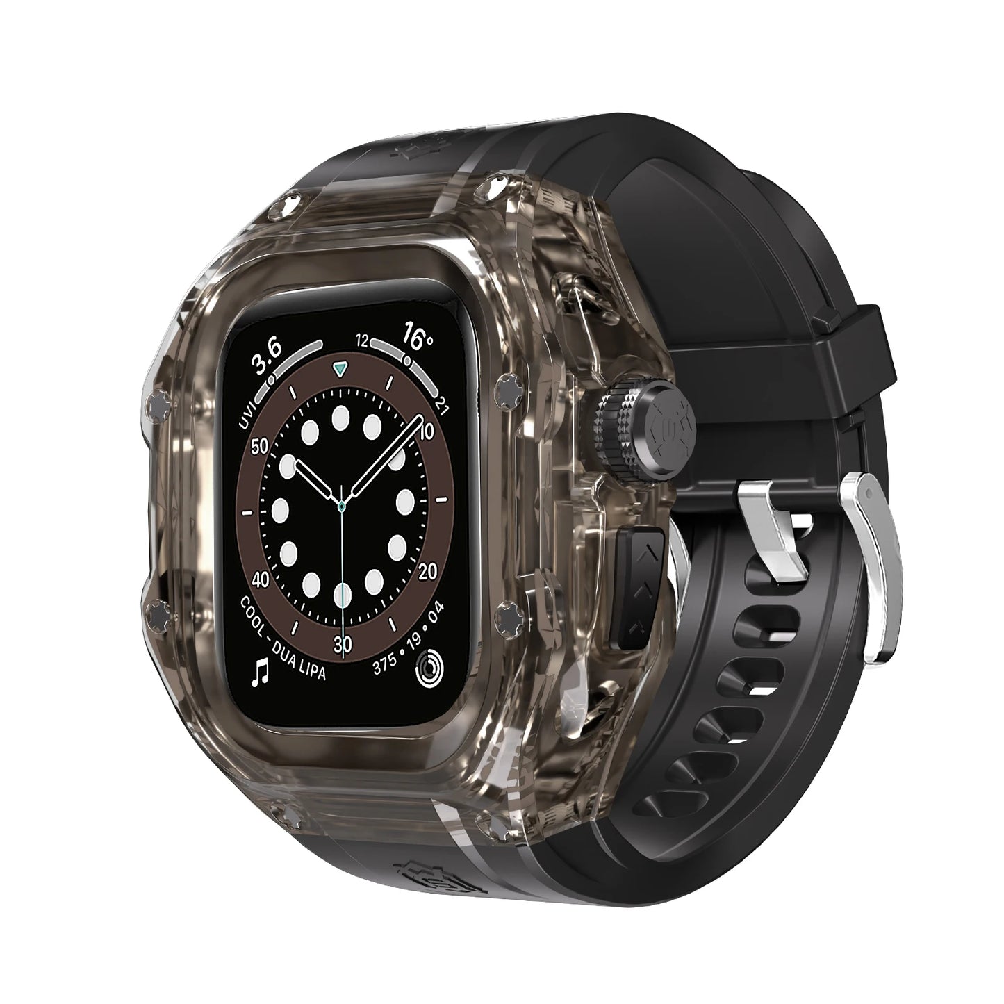 IP54 Waterproof Watch Case with Silicone Wristband for Apple Watch Ultra 2