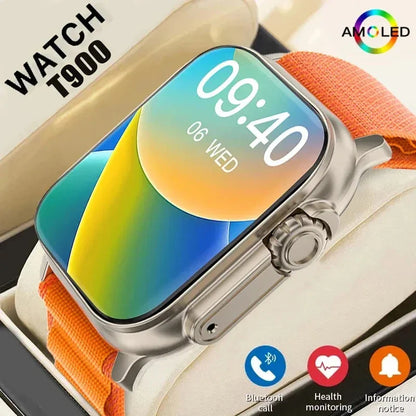 T900 Ultra Smartwatch – Bluetooth Calling, Message Alerts Heart Rate Monitor Sports Watch