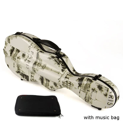 USA low tax Violin Case With Bag Fixed 4/4 3/4 1/2 1/4 Carbon Fiber Violin Box Double Shoulder Strap Spectral Bag Lock