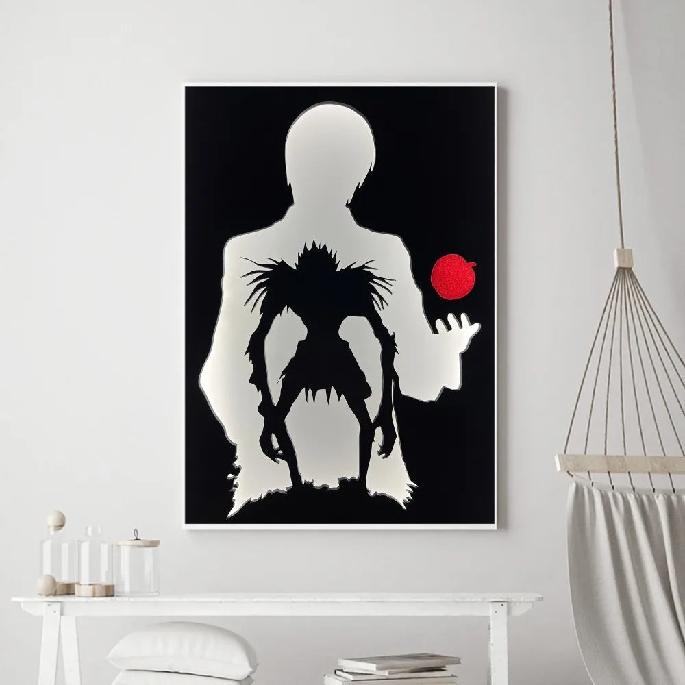 Hot Anime Death Note Poster Prints Poster Wall Painting Bedroom Living Room Wall Bar Restaurant Sticker Small