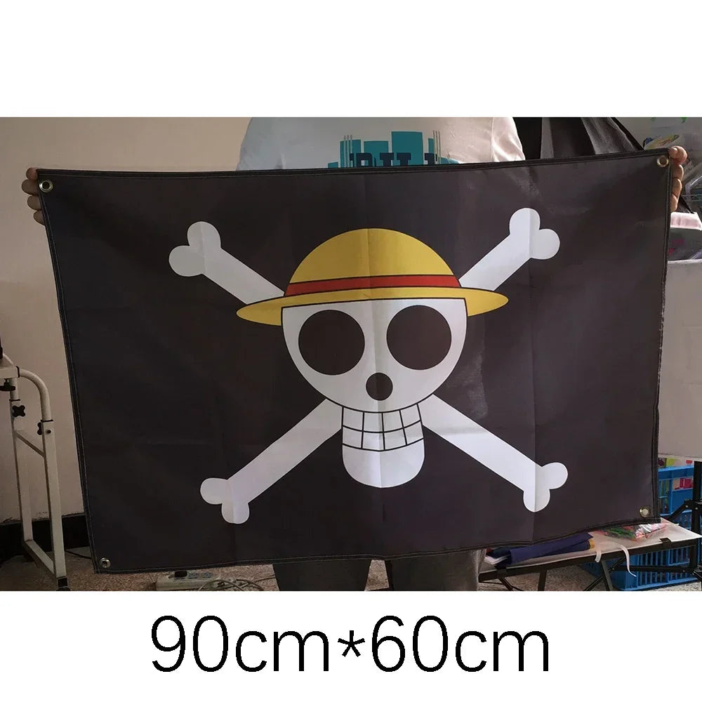 One Piece Jolly Roger Flags 🏴‍☠️ Decoration