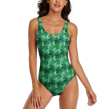 Colorful Floral Push-Up Swimwear One-Piece for Summer