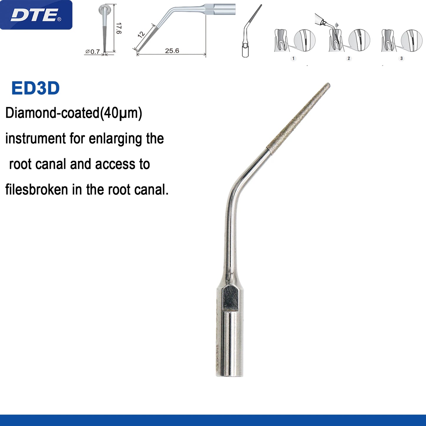 Woodpecker DTE Dental Ultrasonic Scaler Tips Scaling Endo Tip Dentistry Instruments Medical Accessories Fit EMS Satelec  NSK