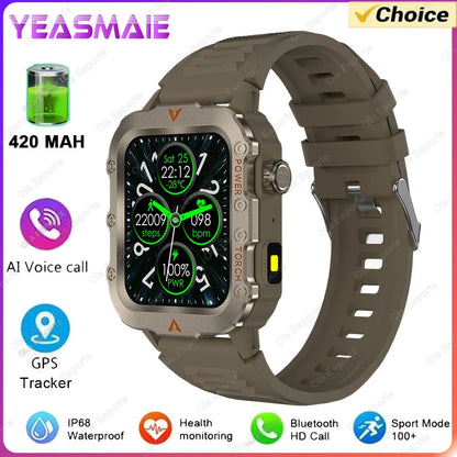 Military GPS Smartwatch – Rugged & Adventure-Ready