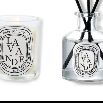 Diffuser Bottle with Essential Oil Candle