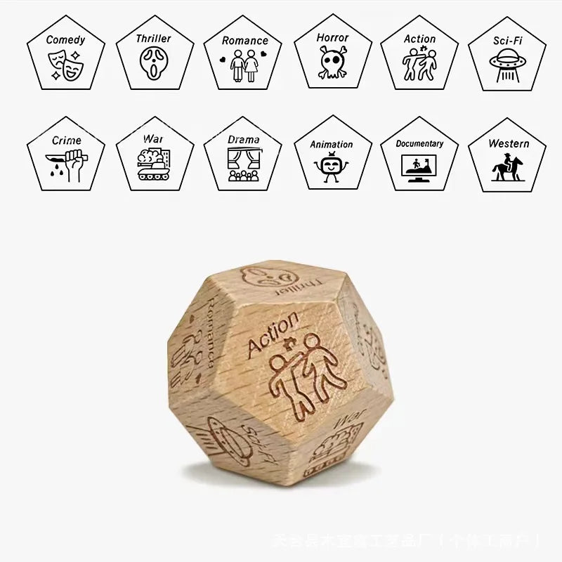 Couples' Decision Dice Game - Fun Gift for Him & Her