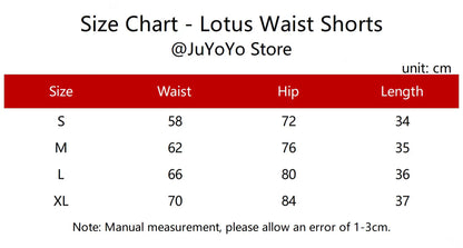 Women's High Waist Yoga Shorts for Gym & Running