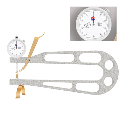 Violin Thickness Gauge Measuring Meter Tools for Fiddler/Cello/Bass/Guitar Aluminous Measurement Gauge dial indicator Luthier