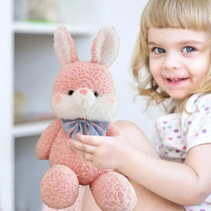 Rabbit Plush Toy 13Inch Animal Soft Realistic Plush Easter Stuffed Lovely Baby Bunny Hugging Pillow Toy For Kids Girls Boys