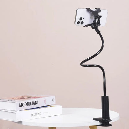 100cm 39.37" Phone Holder Stand Lazy Bracket Headrest Bed 360 Flexible Long Arms Clamp Mount For iPhone Samsung 3.5~6.7" Devices