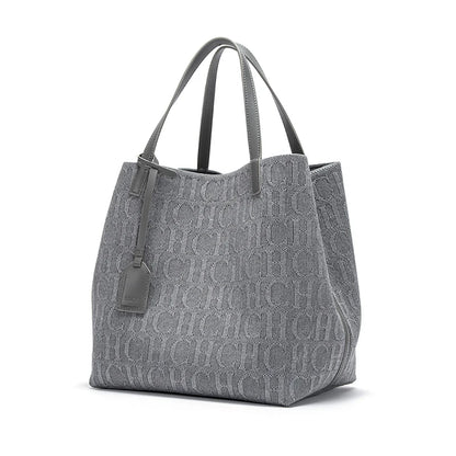 Fashionable Classic New Solid Color Outer Bag Women's Handbag Exquisite Craftsmanship Large Capacity Tote Bag