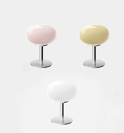 Macaron Retro Glass Table Lamp for Bedroom and Living Room