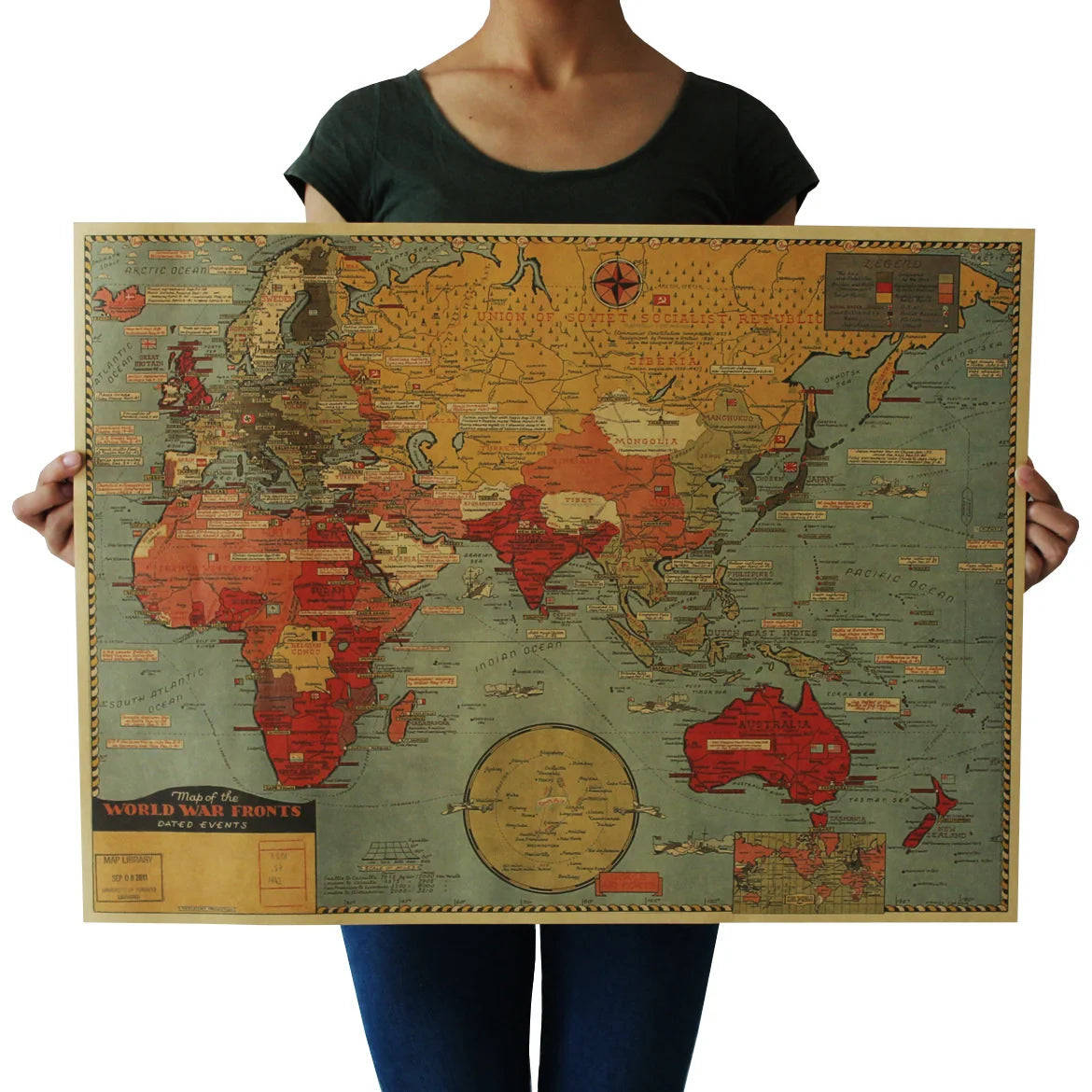Vintage Mix Order Ancient Old City World Maps Middle Earth Map Moon Poster Retro Kraft Paper Home Decor Wall Sticker