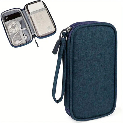 New Flat Digital Multifunctional Portable Travel Data Cable Storage Bag