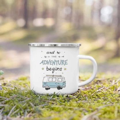 Nature's Adventure Enamel Mug: The Essential Companion for Outdoor Lovers