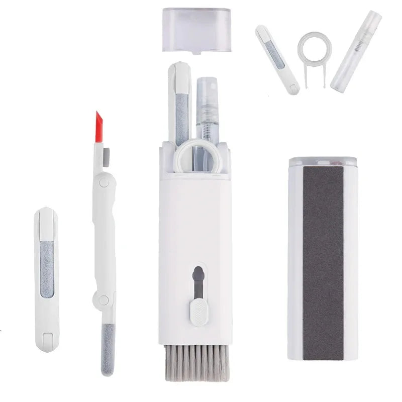 7-in-1 Keyboard & Earbuds Cleaner – All-in-One Kit for AirPods, Laptops & Headsets