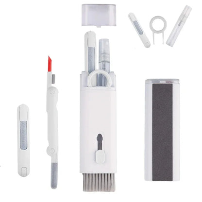 7-in-1 Keyboard & Earbuds Cleaner – All-in-One Kit for AirPods, Laptops & Headsets
