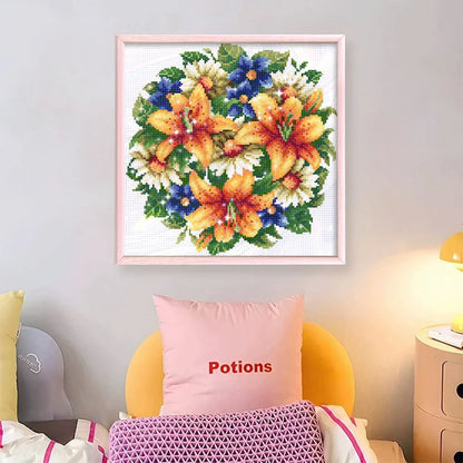 Flower Cross Stitch Kit 