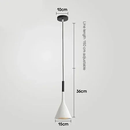 White Light LED Hanging Lamp for Dining & More