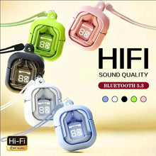 T2 TWS Gaming Earbuds Bluetooth 5.3 with HiFi stereo, noise reduction, waterproof design, LED display, and touch control for immersive gaming