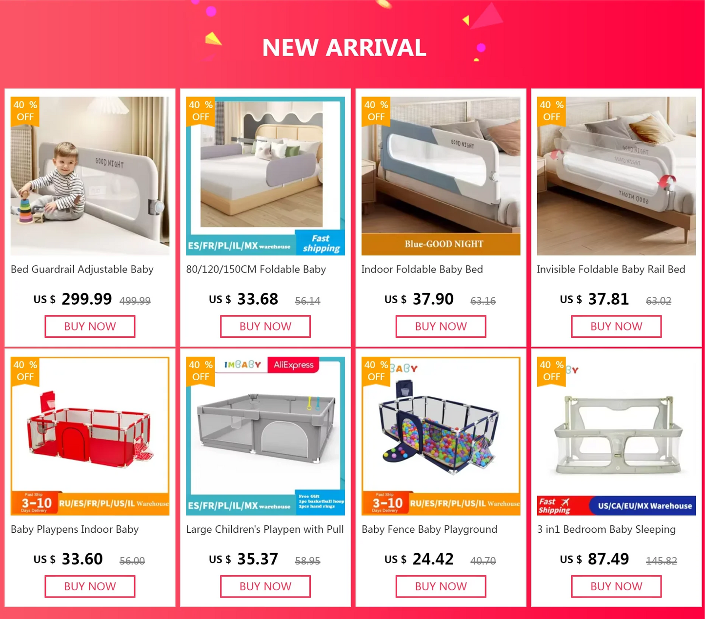 Bed Guardrail Adjustable Baby Safety Bed Barrier Anti-Fall Baby Crib Bumper Handrail Bed Safety Rails Kids Fall Out Protection