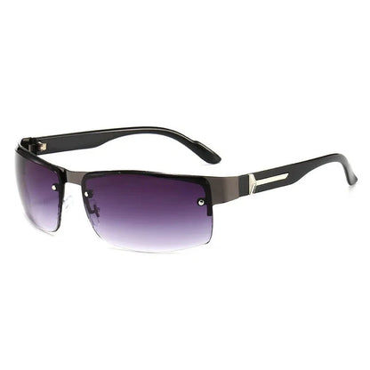 UV400 Patterned Polycarbonate Square Sunglasses