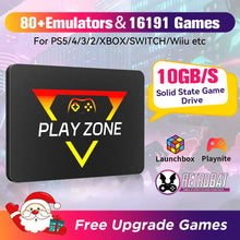Retro Gaming SSD for Switch/PS5/Xbox/PS4/PS3/PS2/WIIU 80+Emulators