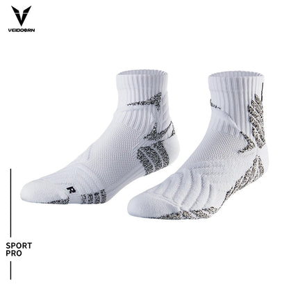 Professional Short Basketball Socks for Men Women Thicken Non Slip Soccer Golf Wear Running Socks Compression