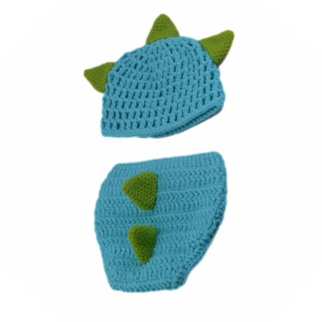 Animal Style Newborn Baby Crochet Halloween Costumes Photography Props Handmade Knit Mickey Outfit Sleepy Owl Frog Baby Gift