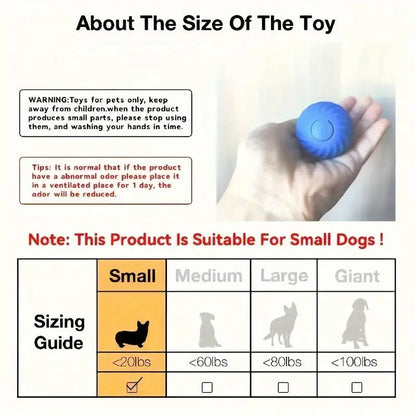 Interactive Smart Dog Toy Ball - USB Rechargeable Automatic Bouncing Ball for Puppies and Kittens - Perfect Birthday Gift for Your Furry Friend