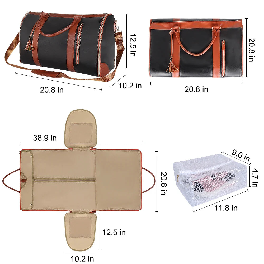 Polarshe Foldable Travel Bag: Stylish, Spacious, and Waterproof Companion for Every Journey