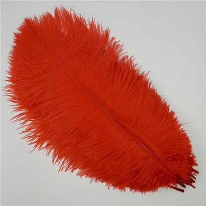 10Pcs/Lot Colored Ostrich Feathers for Crafts Wedding Decoration Handicraft Accessories Table Centerpieces Carnival Plumas Decor