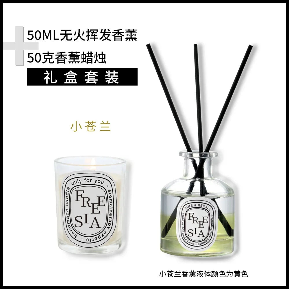 Diffuser Bottle with Essential Oil Candle