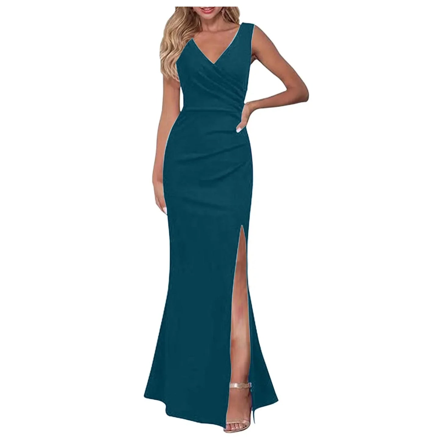 Sarlyn Long Sleeve Floral Maxi Dress - Elegant Casual Style