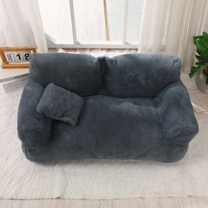 Cat sofa bed Plush Dog Sofa Beds Washable Warm Pet Dog Nest Cat Beds Thicken Comfortable Cushion Dog Sleep Cat Furniture