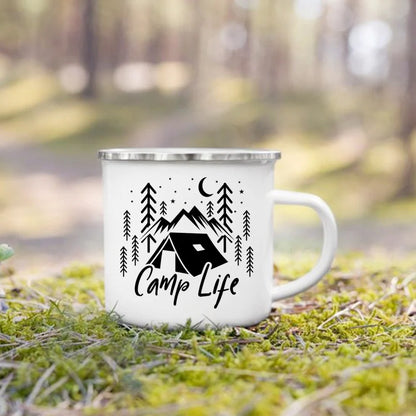 Nature's Adventure Enamel Mug: The Essential Companion for Outdoor Lovers