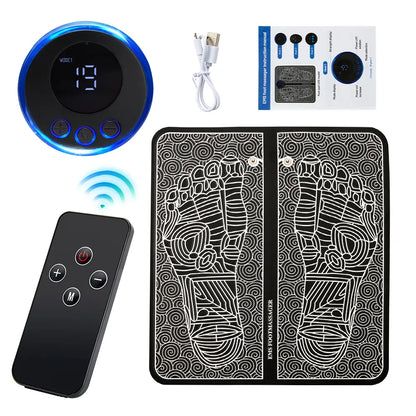 Mobile EMS Foot Massage Pad