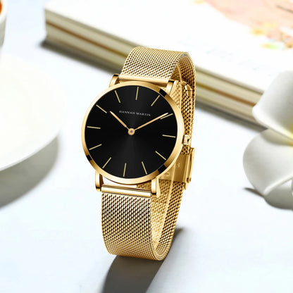 Women Watch Quartz Movement 36mm Waterproof Minimalist Style