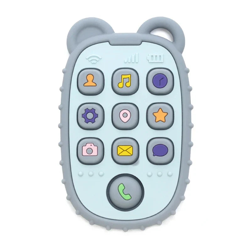 Chewable Baby Phone Toy – Soft Teether & Learning Fun for Infants