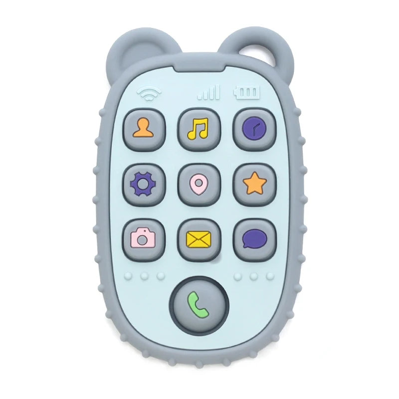 Chewable Baby Phone Toy – Soft Teether & Learning Fun for Infants