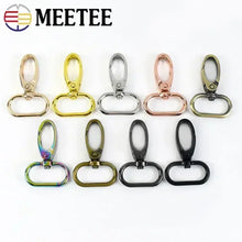 50Pcs Metal Strap Buckles Swivel Lobster Clasp Bag Webbing Belt Snap Hooks Handbag Carabiner Hangers DIY KeyChain Accessories