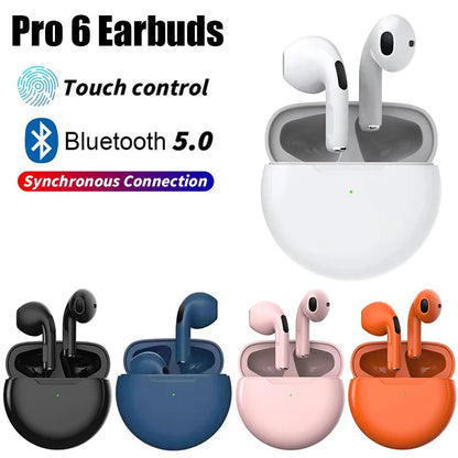 Air Pro 6 TWS Wireless Bluetooth Earphones Headphones Mini earphones for Android Xiaomi