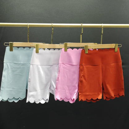 Women's High Waist Yoga Shorts for Gym & Running