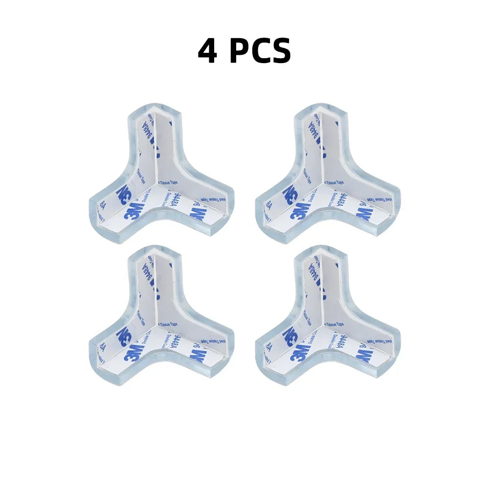 Baby Safety Silicone Table Corner Protector Transparent Edge Guards