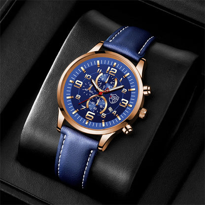 Mesh Strap Calendar Quartz Simple Casual All-match Men's Watch
