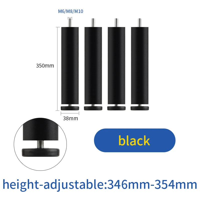 furniture height adjustment foot cabinet support feet  M8 M6 M10 leveling sofa feet  table feet fridge legs for washing machine